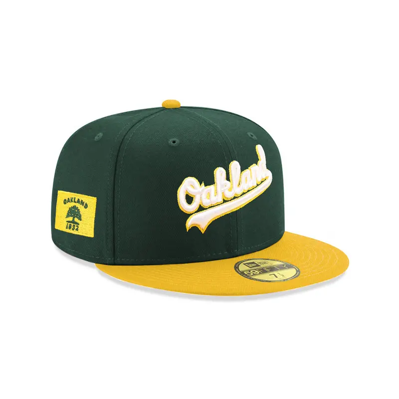 Oakland Athletics Green-Yellow Two-Tone 1852 Flag SP 59Fifty