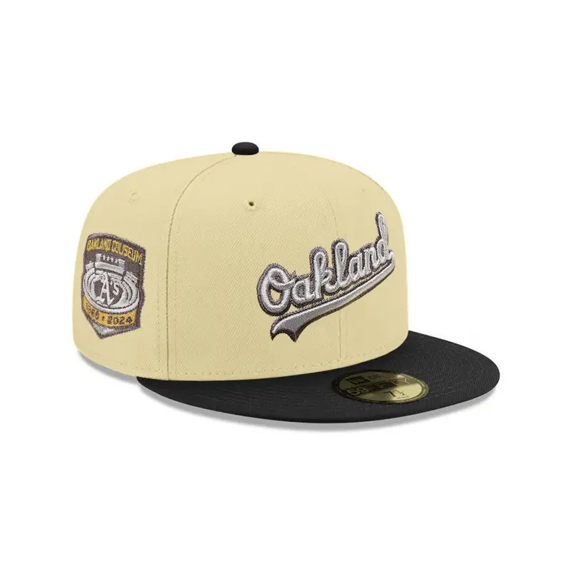 Oakland Athletics Oakland Coliseum Vegas Gold-and-Black Cap – SP 59Fifty Fitted