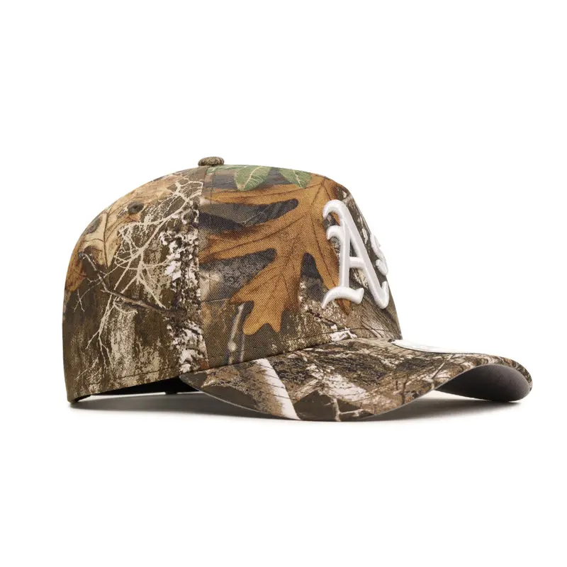 Oakland Athletics Realtree Camo 9Forty A-Frame Snapback Cap