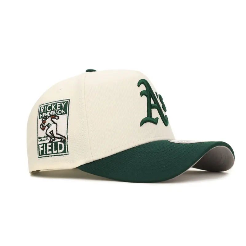 Oakland Athletics Rickey Henderson Chrome Green Two-Tone SP 9Forty A-Frame Snapback Hat