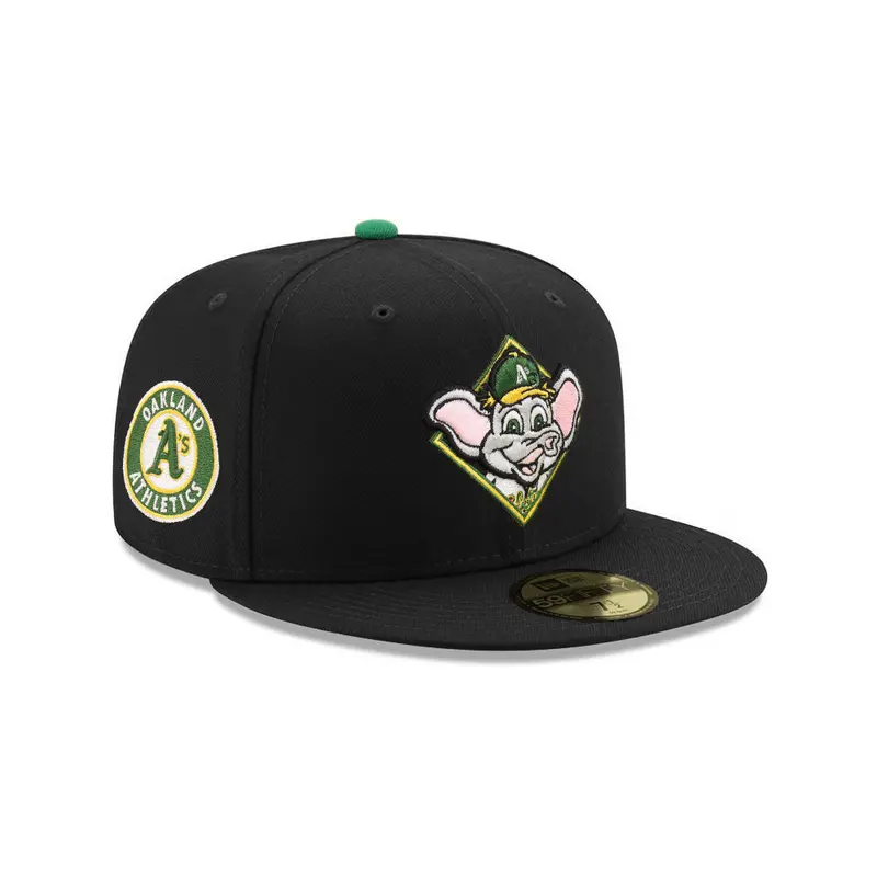 Oakland Athletics Stomper Mascot Alternate Design 59Fifty Fitted Cap