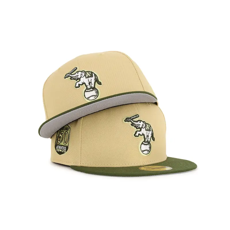 Oakland Athletics Vegas Gold & Green 50th Anniversary 59Fifty Fitted Cap