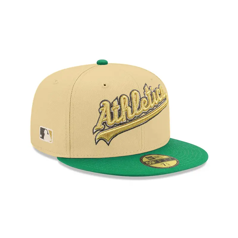 Oakland Athletics Vegas Gold & Green Batterman 59Fifty Fitted Cap