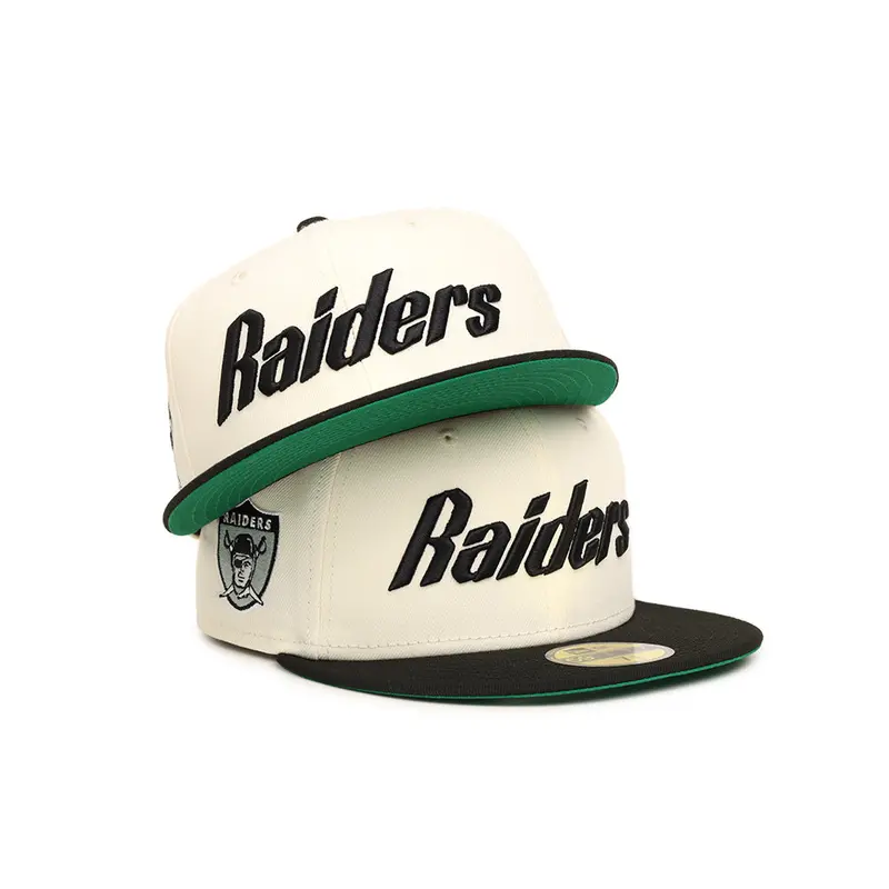 Oakland Raiders Chrome & Black Shield Logo Cap – SP 59Fifty