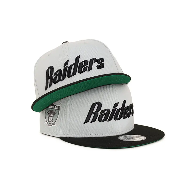 Oakland Raiders Shield Logo Gray-Black Two-Tone SP 9Fifty Snapback