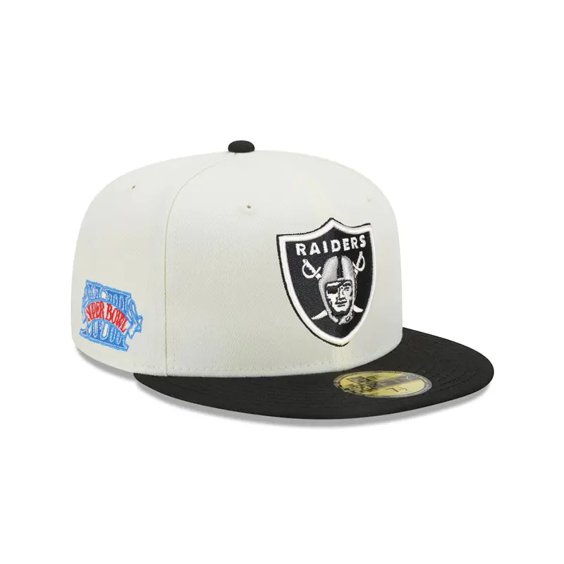 Oakland Raiders Super Bowl XVIII Retro 59Fifty Fitted Cap