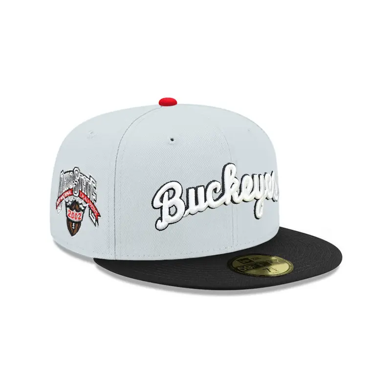 Ohio State Buckeyes 2002 Championship Hat – Gray & Black NCAA 59Fifty