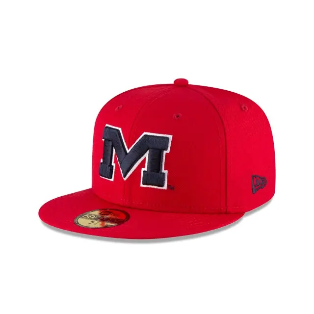 Ole Miss Rebels College Football 59Fifty Fitted Cap