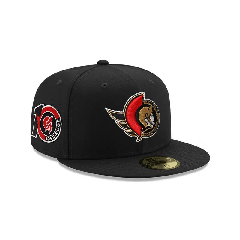 Ottawa Senators 10th Anniversary Black Fitted Hat – NHL 59Fifty Cap