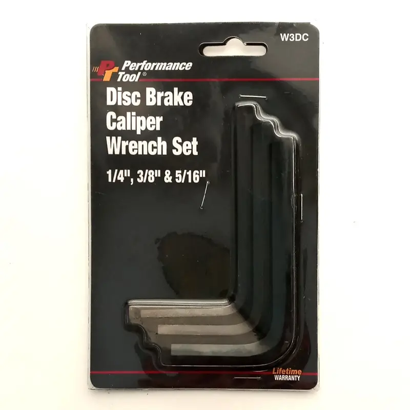 Performance Tool Disc Brake Caliper Wrench Set – Three Sizes for Brake Service