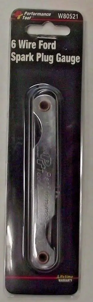 Performance Tool W80521 Spark Plug Gap Gauge – 6-Blade Ford-Specific Calibration