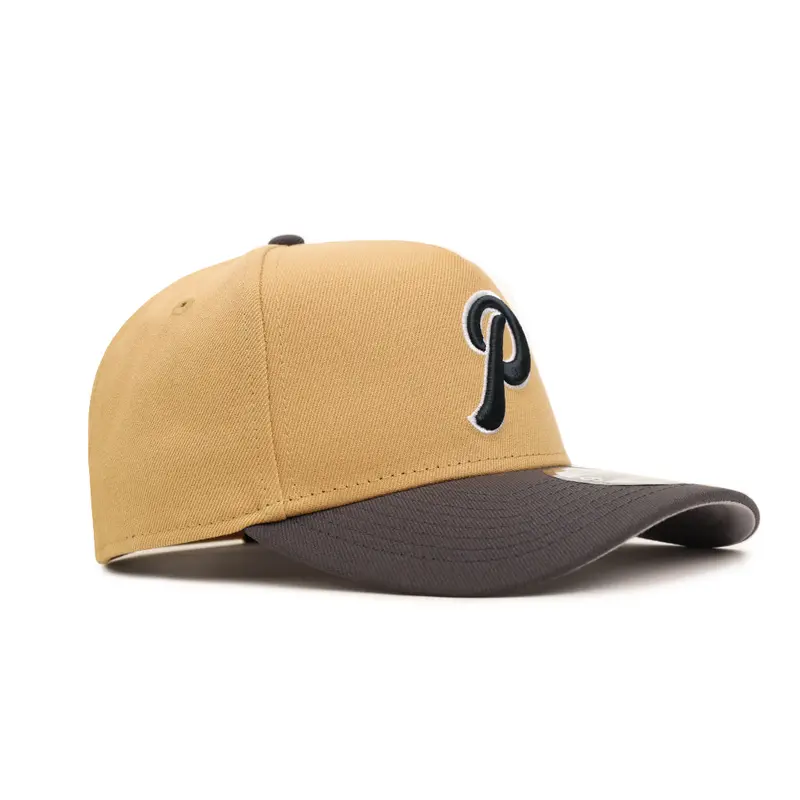 Pericos de Puebla Bronze-Gray Two-Tone 9Forty A-Frame Snapback Cap
