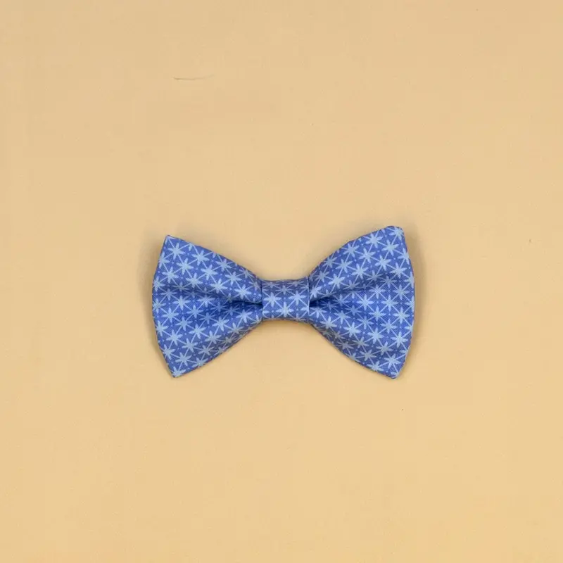 Periwinkle Geometric Snap-Tie Accessory