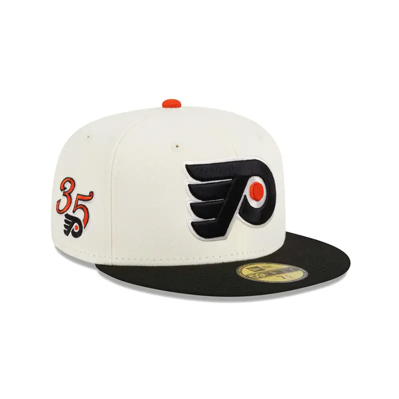 Philadelphia Flyers 35th Anniversary Chrome-and-Black Cap – SP 59Fifty Fitted