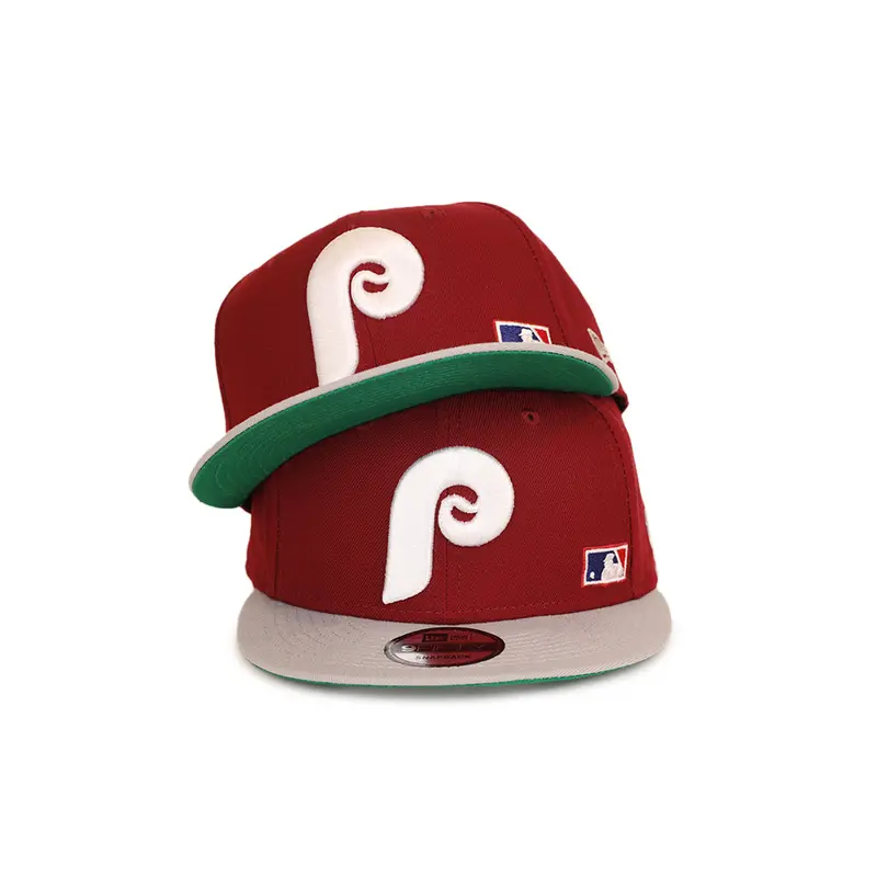 Philadelphia Phillies Cooperstown Edition Black 9Fifty Snapback Cap
