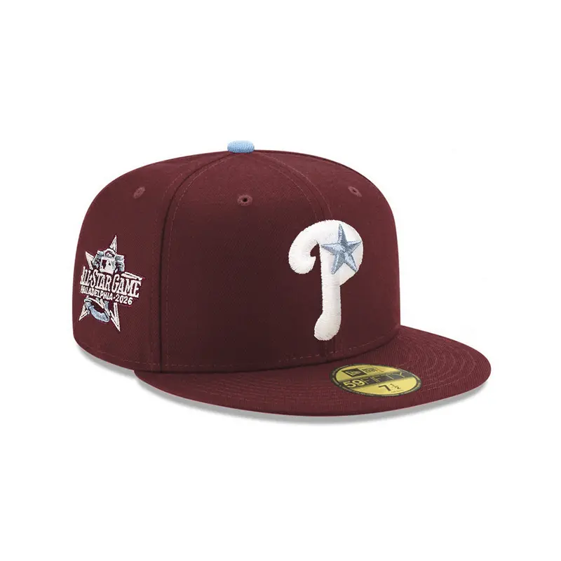 Philadelphia Phillies Maroon 2026 MLB All-Star Game Commemorative 59Fifty Fitted Cap