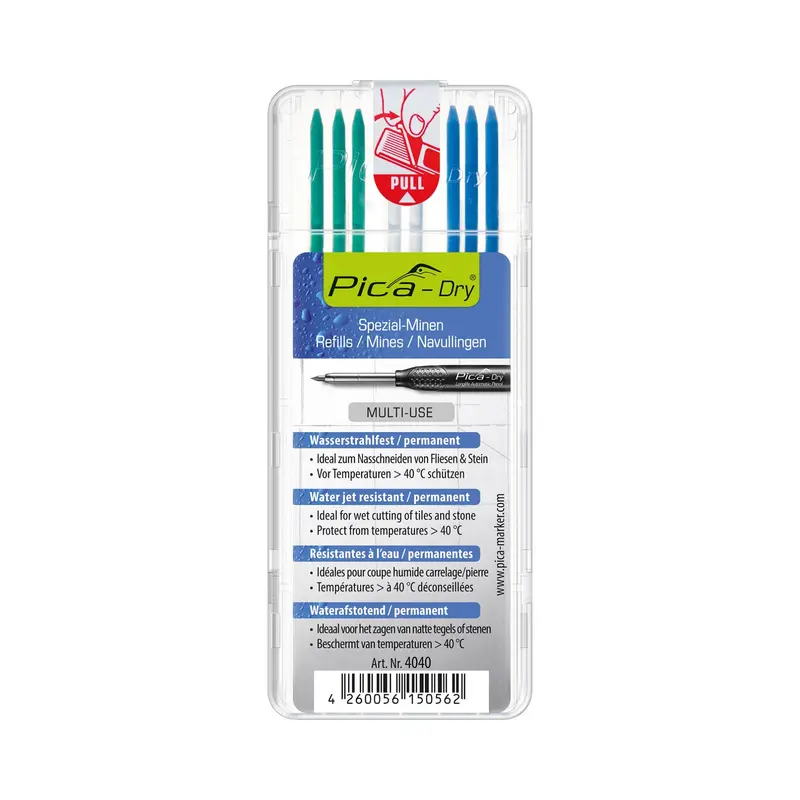 Pica Dry Special Refill Leads for Drafting Pencils