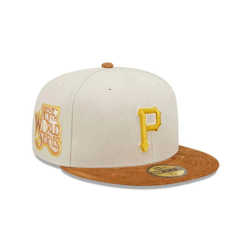 Pittsburgh Pirates Cord Visor Fitted Baseball Cap