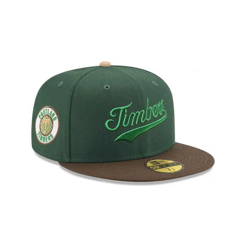 Portland Timbers Alternate Logo Green & Walnut 2-Tone 59Fifty Fitted Cap