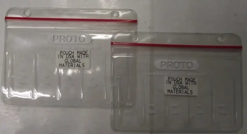 Proto J2427NP Midget Hex Nut Driver Set – 2-Piece Pouch, No Tools Included