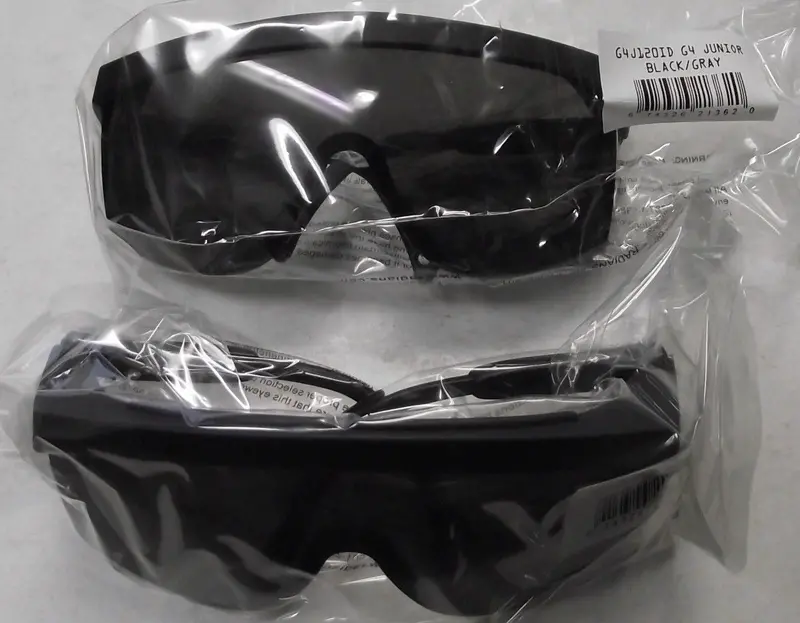 Radians G4 Junior Safety Glasses – Smoke Lens, 2-Pack for Kids
