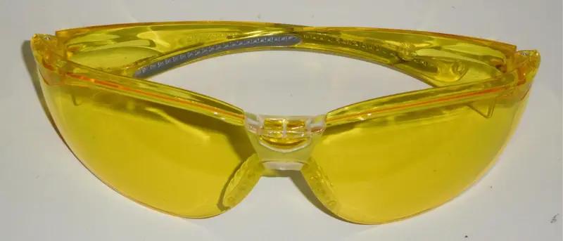 Radians Sonar Safety Glasses – Amber Lens with Contoured Fit and Ventilation