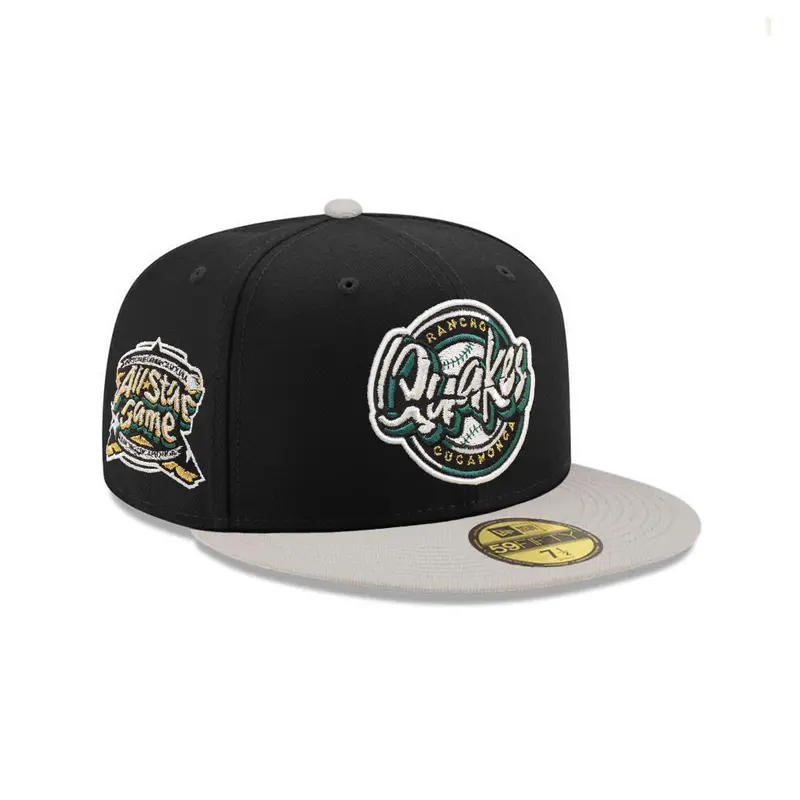 Rancho Cucamonga Quakes 2018 All-Star Game Black-and-Gray Two-Tone 59Fifty Fitted Cap