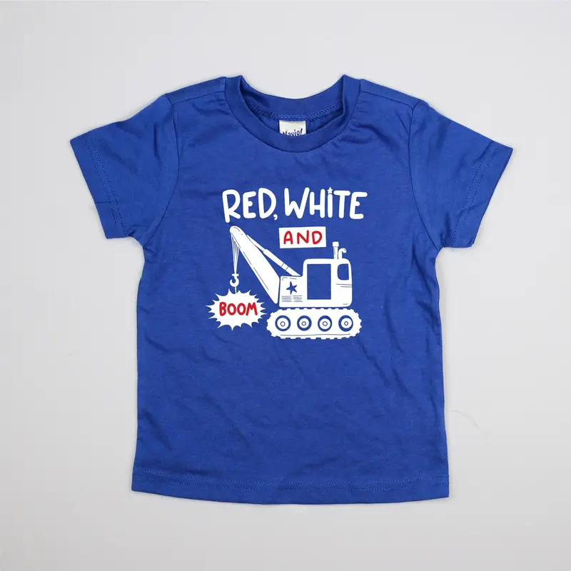 Red White BOOM Blue Patriotic T-Shirt