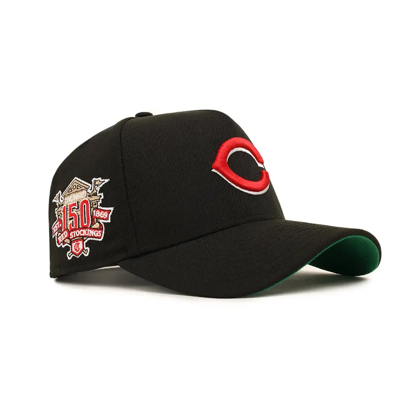Reds 150th Anniversary Commemorative Black 9Forty A-Frame Cap