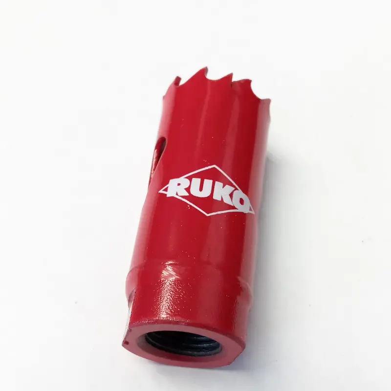 RUKO Bi-Metal Hole Saw – 7/8-Inch Diameter, Optimized for Fast, Clean Cutting in Sheet Metal & Wood