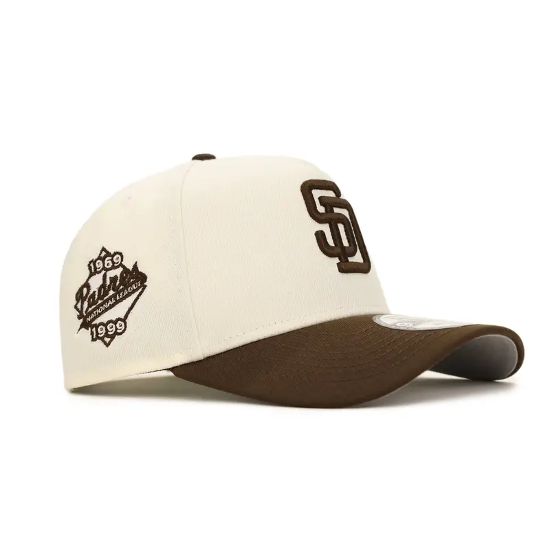 San Diego Padres 30th Anniversary Chrome Brown Two-Tone SP 9Forty A-Frame Snapback Hat