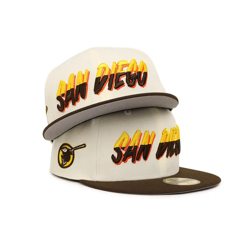 San Diego Padres Brown Chrome Friar Logo City Edition 59Fifty Fitted Cap