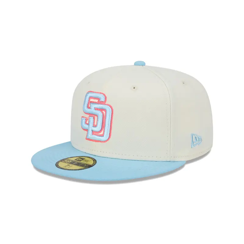 San Diego Padres Chrome & Blue Color Pack 59Fifty Fitted Cap