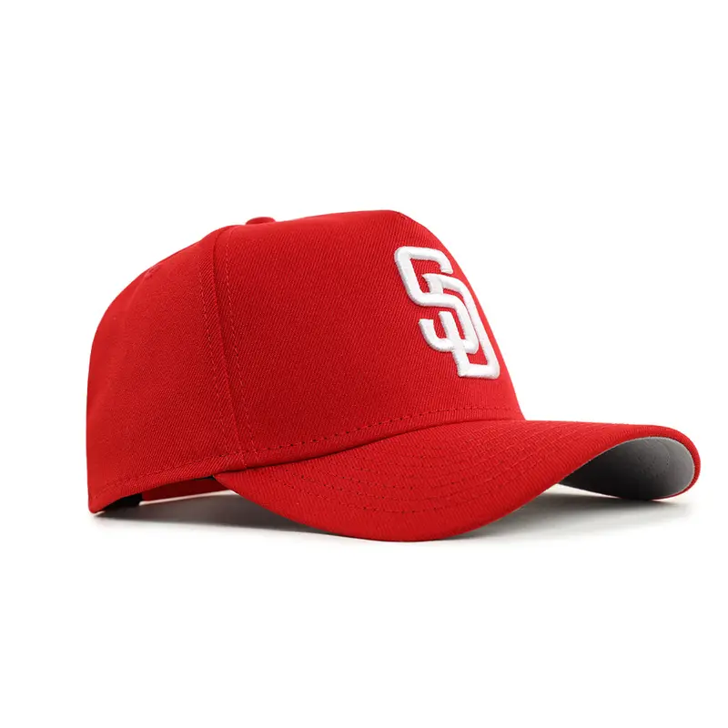 San Diego Padres Heritage Red-and-White 9Forty A-Frame Snapback