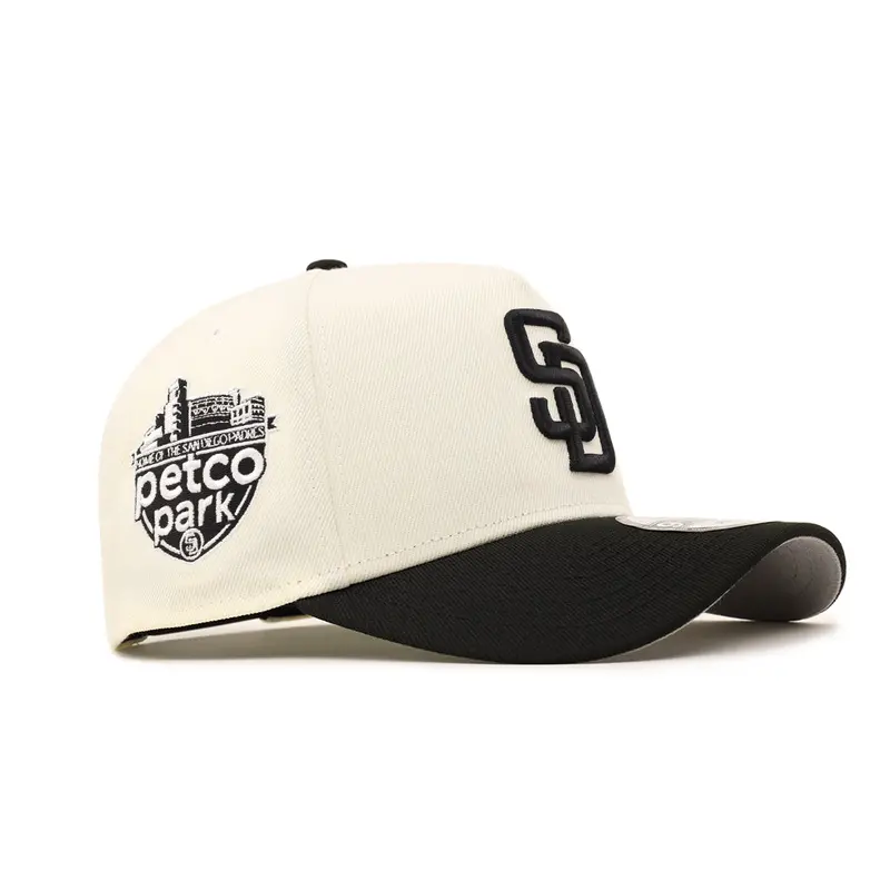 San Diego Padres Petco Park Chrome-Black Two-Tone 9Forty A-Frame Snapback