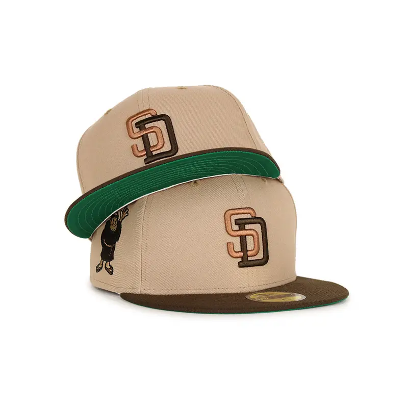 San Diego Padres Waving Friar Logo 59Fifty Fitted Baseball Cap