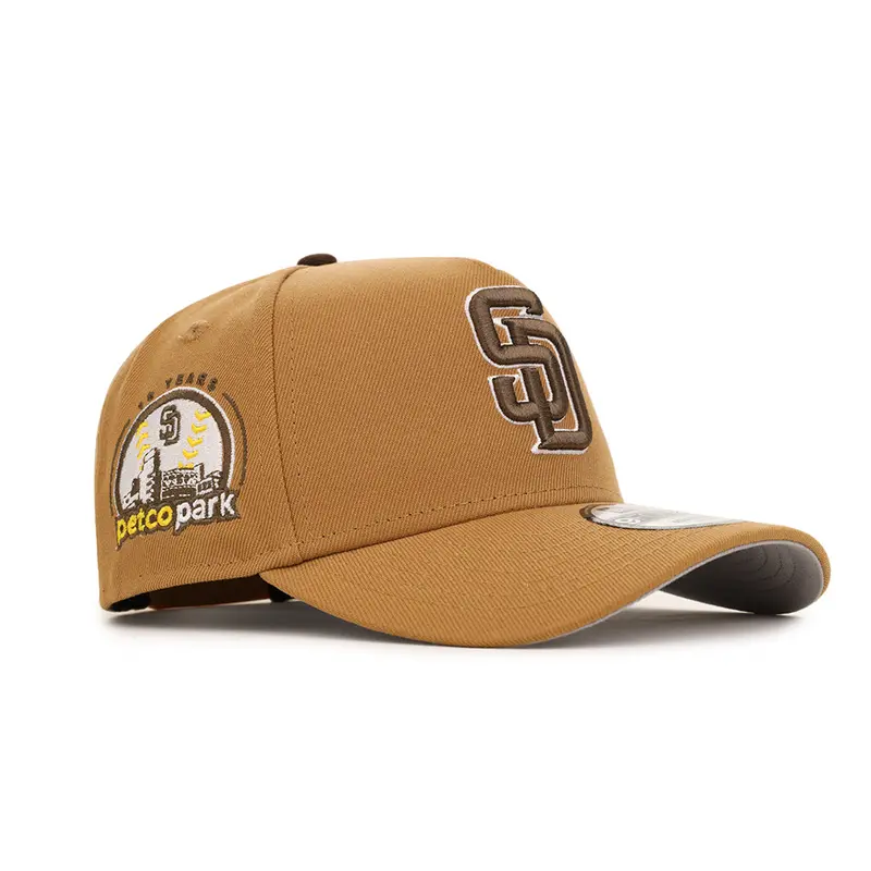 San Diego Padres Wheat-Colored Petco Park 10th Anniversary SP 9Forty A-Frame Snapback