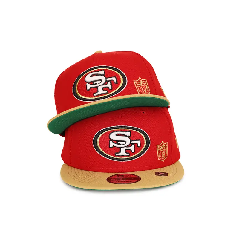 San Francisco 49ers Arch Logo Black 9Fifty Snapback Cap