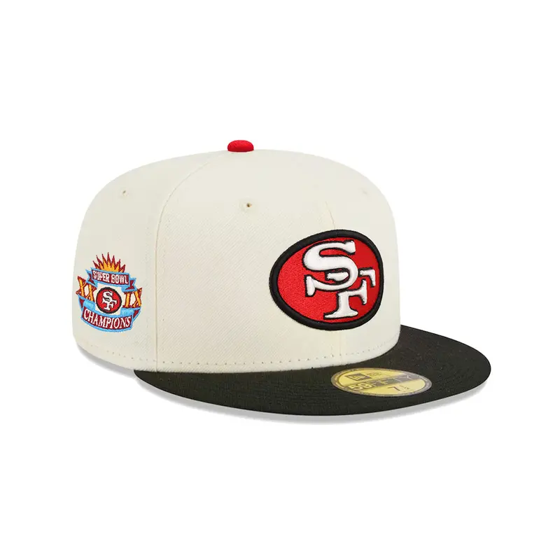 San Francisco 49ers Chrome & Black Two-Tone Super Bowl XXIX Champions Special Edition 59Fifty Fitted Cap