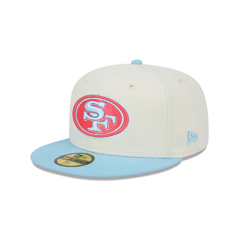 San Francisco 49ers Chrome & Blue Color Pack 59Fifty Fitted Cap