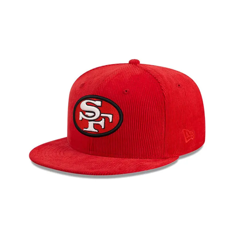 San Francisco 49ers Corduroy Red Cap – 59Fifty Fitted