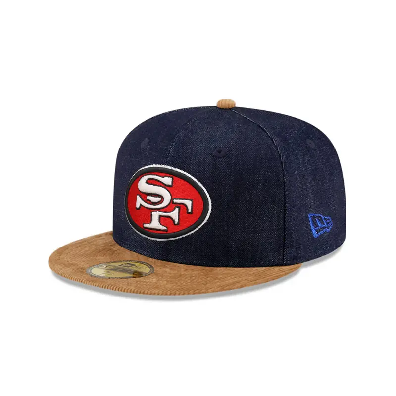San Francisco 49ers Fitted Cap – Denim & Walnut Corduroy 59Fifty