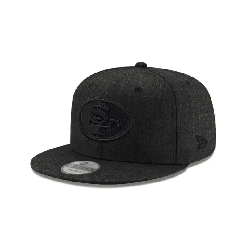 San Francisco 49ers Heather Black NFL 9Fifty Snapback