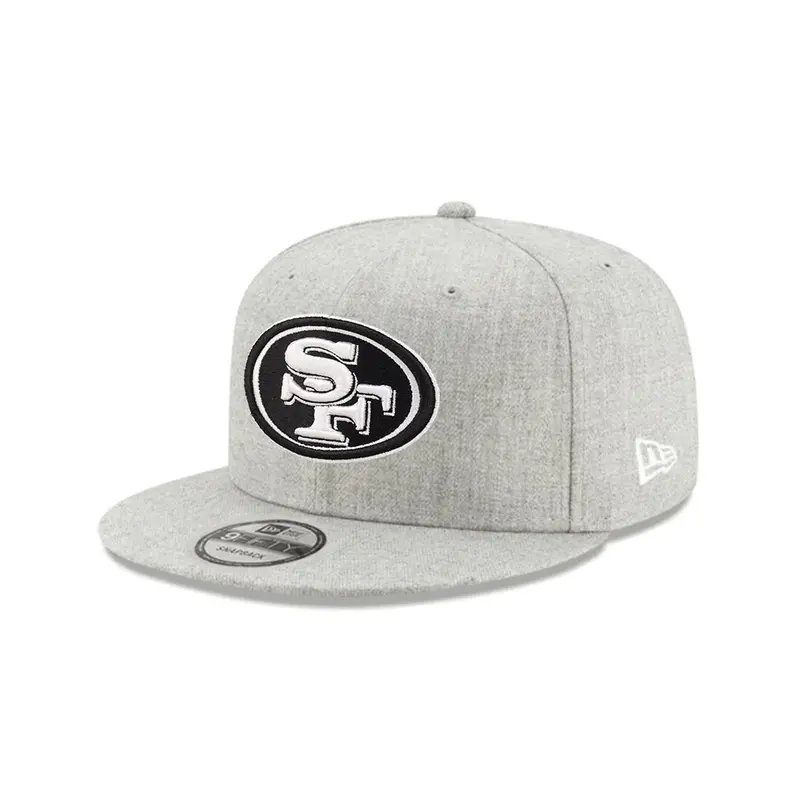 San Francisco 49ers Heather Grey 9Fifty NFL Snapback