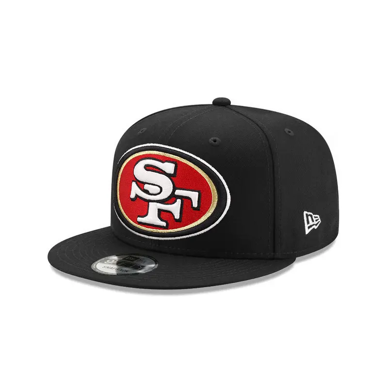 San Francisco 49ers Logo Grand Black MLB-Style 9Fifty Snapback