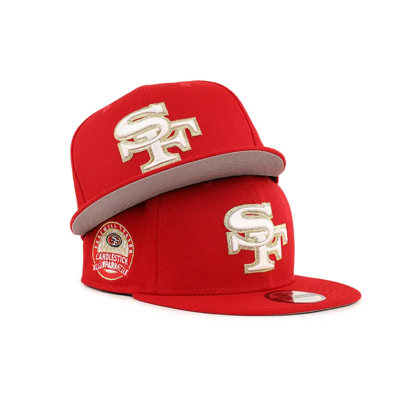 San Francisco 49ers Scarlet Red Candlestick Park Farewell Season Snapback