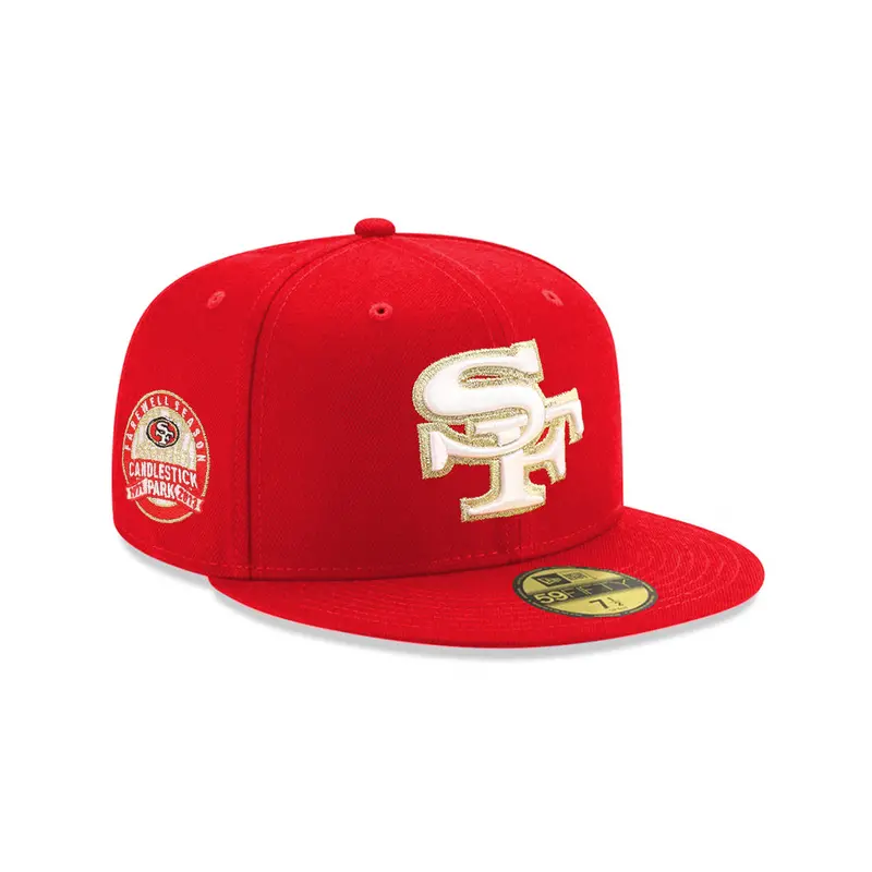 San Francisco 49ers Scarlet & Red Candlestick Park Farewell Season Special Edition 59Fifty Fitted Cap