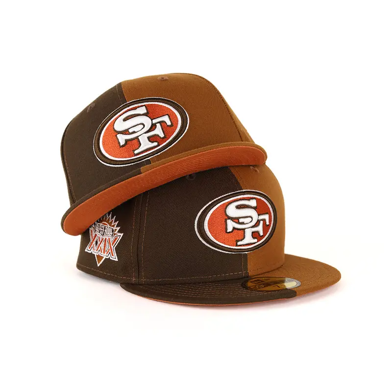 San Francisco 49ers Super Bowl XXIX Walnut Peanut Split 59Fifty Fitted Cap