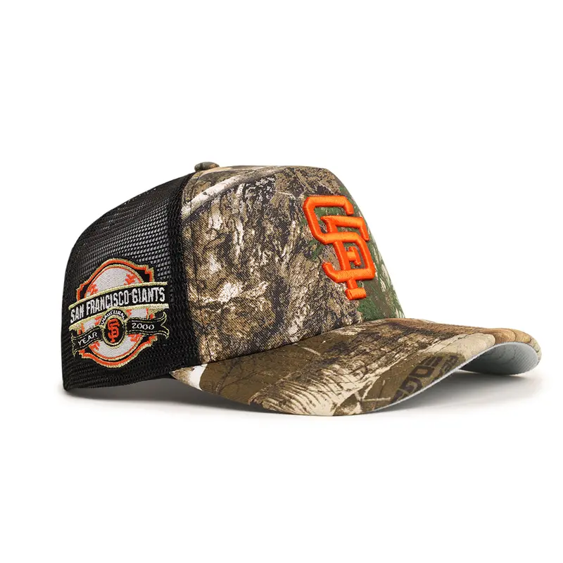 San Francisco Giants 2000 Inaugural Season Trucker Cap – Real Tree 9Forty A-Frame