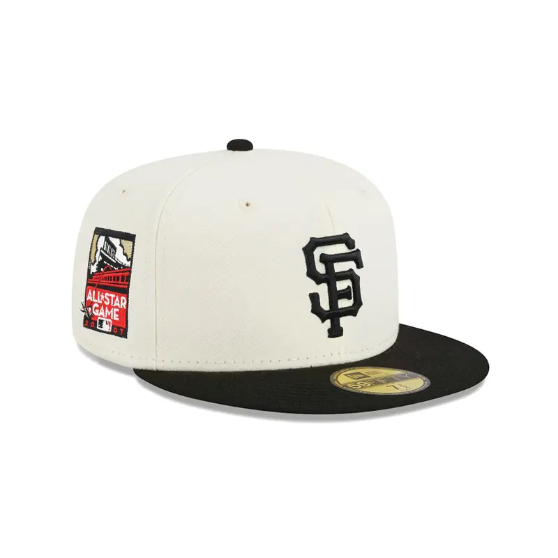 San Francisco Giants 2007 All-Star Game Chrome-Black Two-Tone 59Fifty Fitted Cap